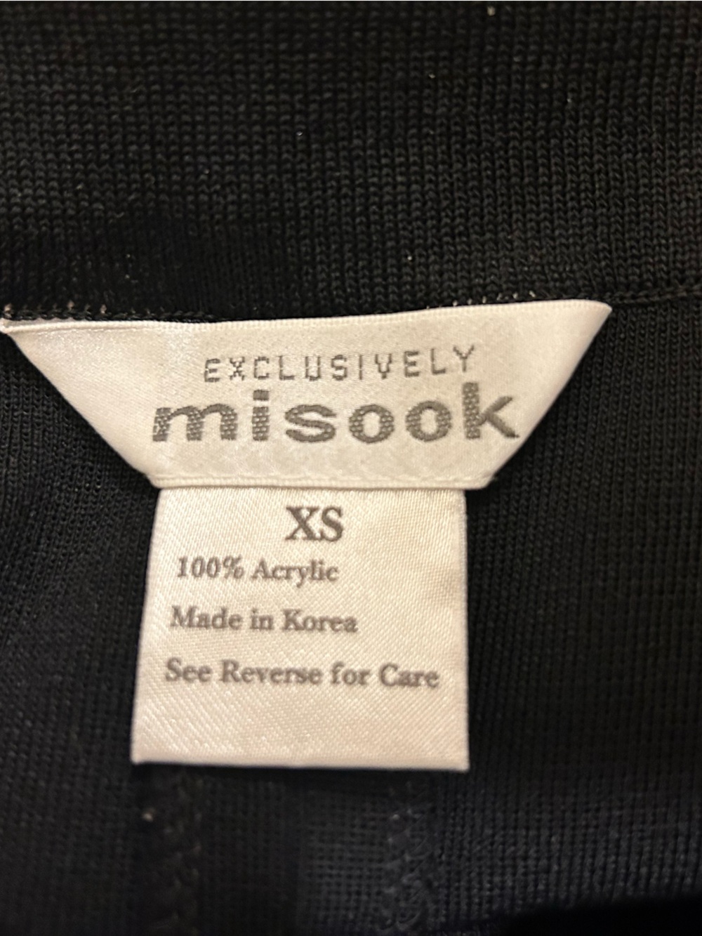 Misook Black Slacks XS - Picture 5 of 5